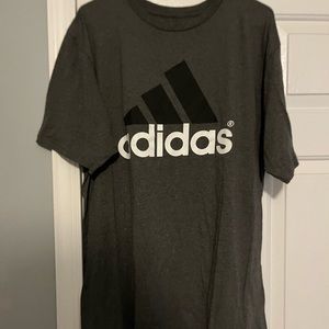 Gray Adidas Short Sleeve Shirt Size XL